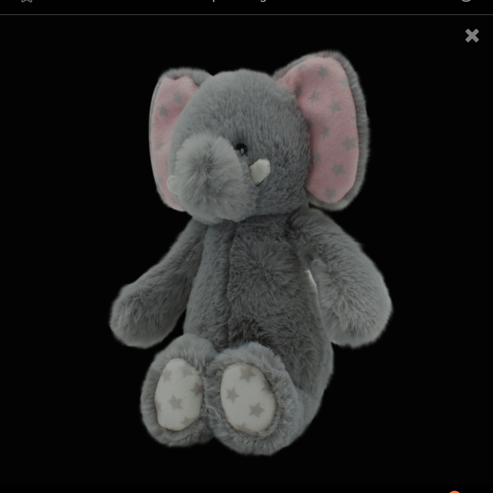 Brand New with tags Elephant, WORLDS SOFTEST Brand 11" Beverly Hills